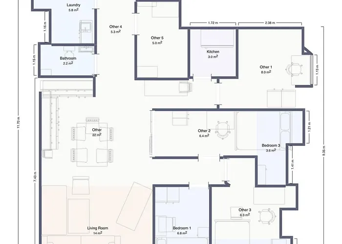 4br 2bath - Penthouse Esque * 卑爾根